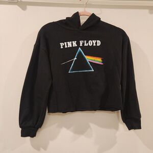 Pink Floyd Dark Side of the Moon Hoodie‎ Girls Size L (10/12) Black